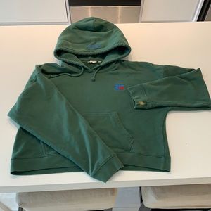 Cropped TNA Green Hoodie